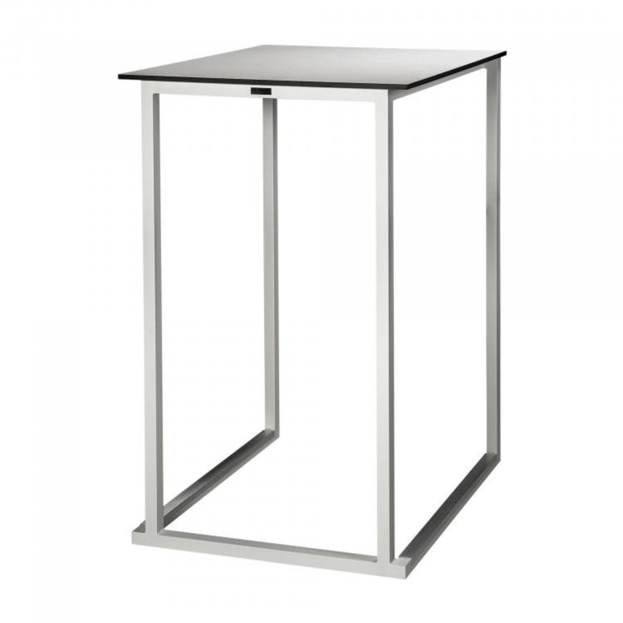 Standing table | Aluminium/Volkern | White | 70x70x110cm