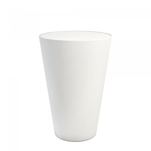 HorecaTraders Table haute Conic-O | Plastique | Blanc | Ø75 x 110 cm 