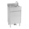 HorecaTraders Wash basin unit | stainless steel | 15 kg | 50x35x85cm