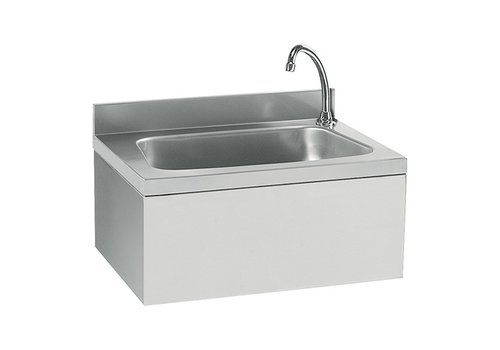  HorecaTraders Wash basin unit | stainless steel | 6 kg | 50x35x24cm 