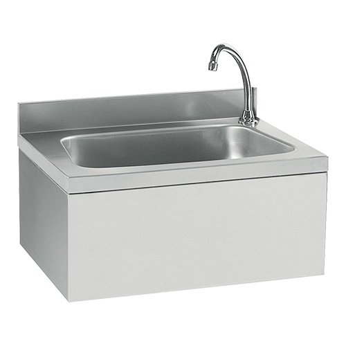  HorecaTraders Wash basin unit | stainless steel | 6 kg | 50x35x24cm 
