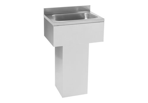  HorecaTraders Wash basin unit | stainless steel | 11kg | 50x30x85cm 