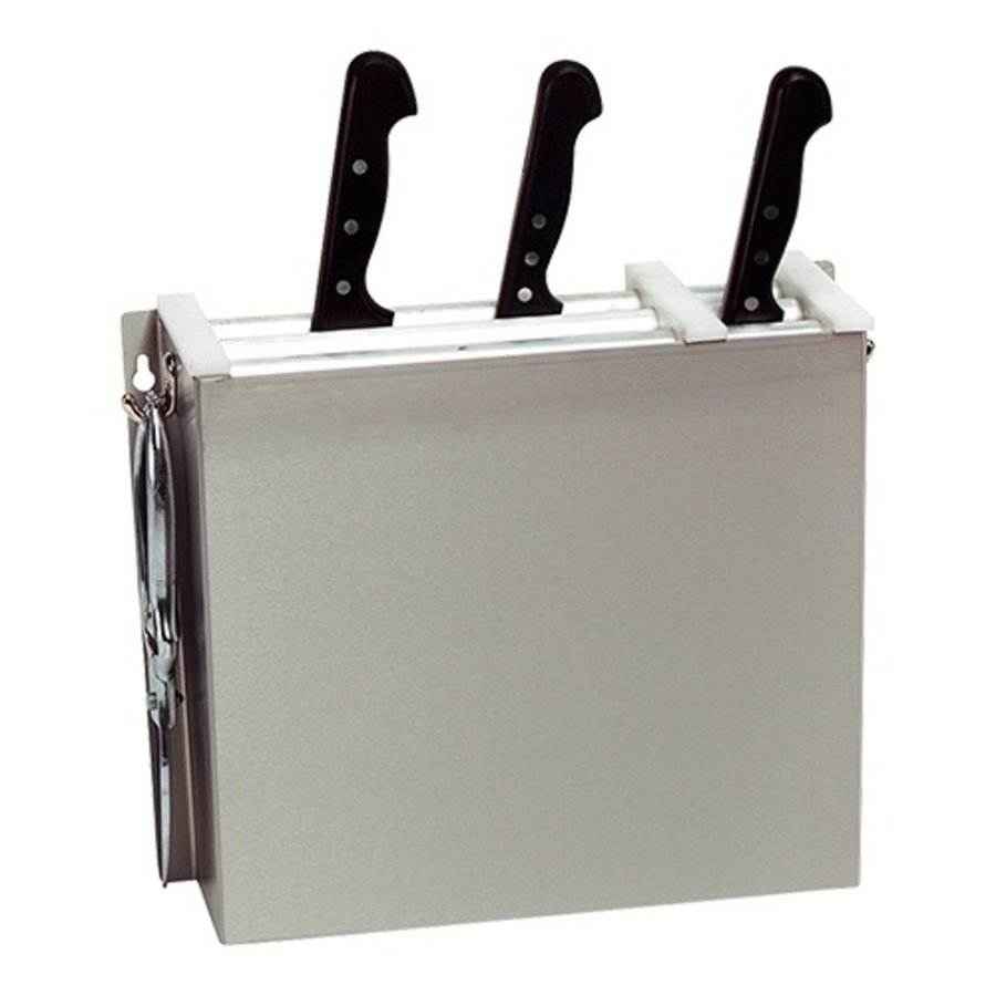 Knife rack | stainless steel | Wall mounting | 3.14kg | 29.5 x 36.5 x 13.5 cm