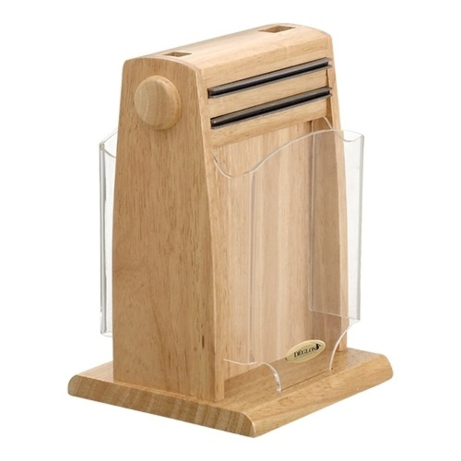 Messerblock | Holz | 1,75 kg | Magnete auf zwei Seiten