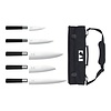 HorecaTraders KAI 5 Piece Knife Set | Black | 5 knives