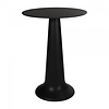 HorecaTraders High table Vase Party | Polypropylene/Volkern | Black | Ø80 x 110 cm