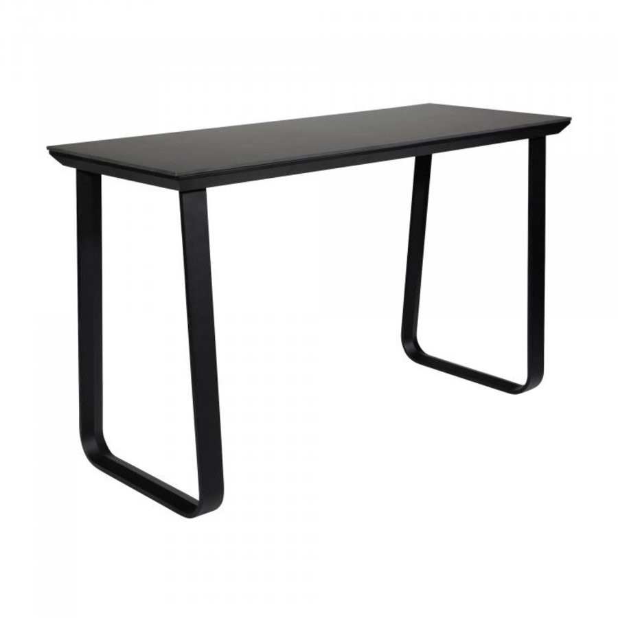 Table haute Salt Grande | Aluminium/Volkern | Noir | 180 x 70 x 110 cm
