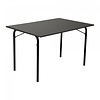 Folding table U-Budget | Melamine | Black | 120x80x74cm