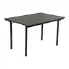 Folding table U-Table | Melamine | Anthracite | 120x80x74cm