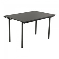 Klaptafel U-Table | Melamine | Antraciet | 120 x 80 x 74 cm