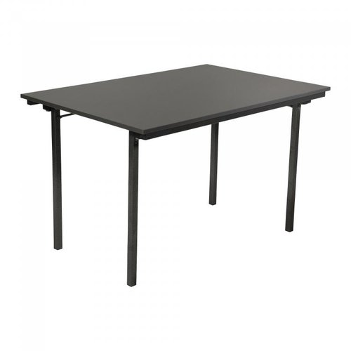  HorecaTraders Klapptisch U-Tisch | Melamin | Anthrazit | 120 x 80 x 74 cm 