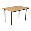 HorecaTraders Folding table U-Table | Melamine | Beech | 120x80x74cm