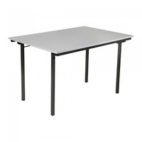 Folding table U-Table | Melamine | Light grey | 120 x 80 x 74 cm