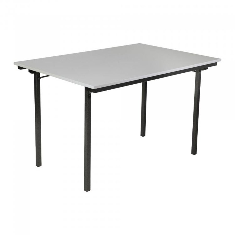 Klaptafel U-Table | Melamine | Lichtgrijs | 120 x 80 x 74 cm