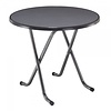 HorecaTraders Patio table Favorite Low | Sevelit | Hammertone/Anthracite | Ø85 x 74 cm