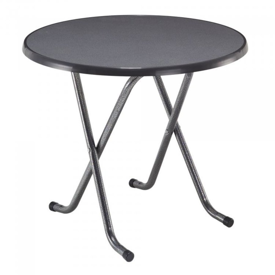 Table de terrasse Favorite Basse | Sévelit | Martelé/Anthracite | Ø85 x 74 cm