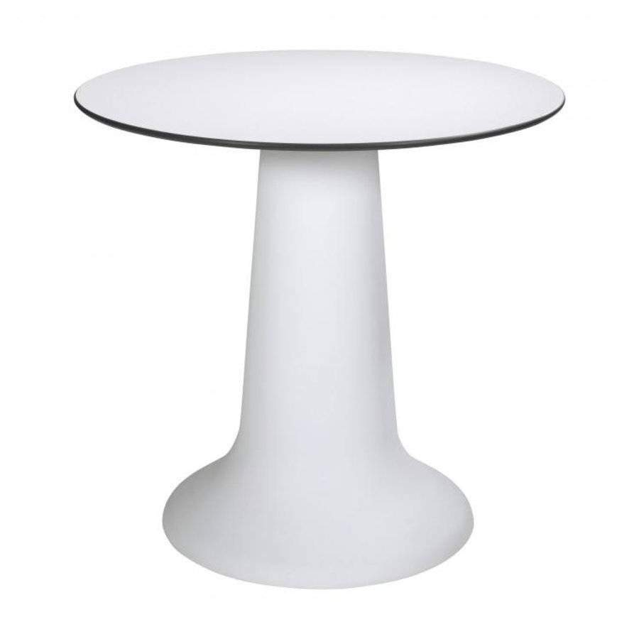 Table à manger Vase Dîner | Polypropylène/Volkern | Blanc | Ø80 x 75 cm