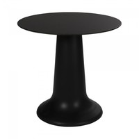 Table à manger Vase Dîner | Polypropylène/Volkern | Noir | Ø80 x 75 cm