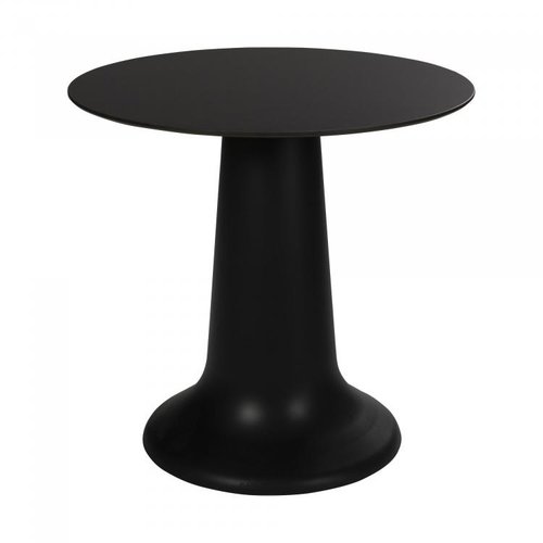  HorecaTraders Dining Table Vase Dinner | Polypropylene/Volkern | Black | Ø80 x 75 cm 