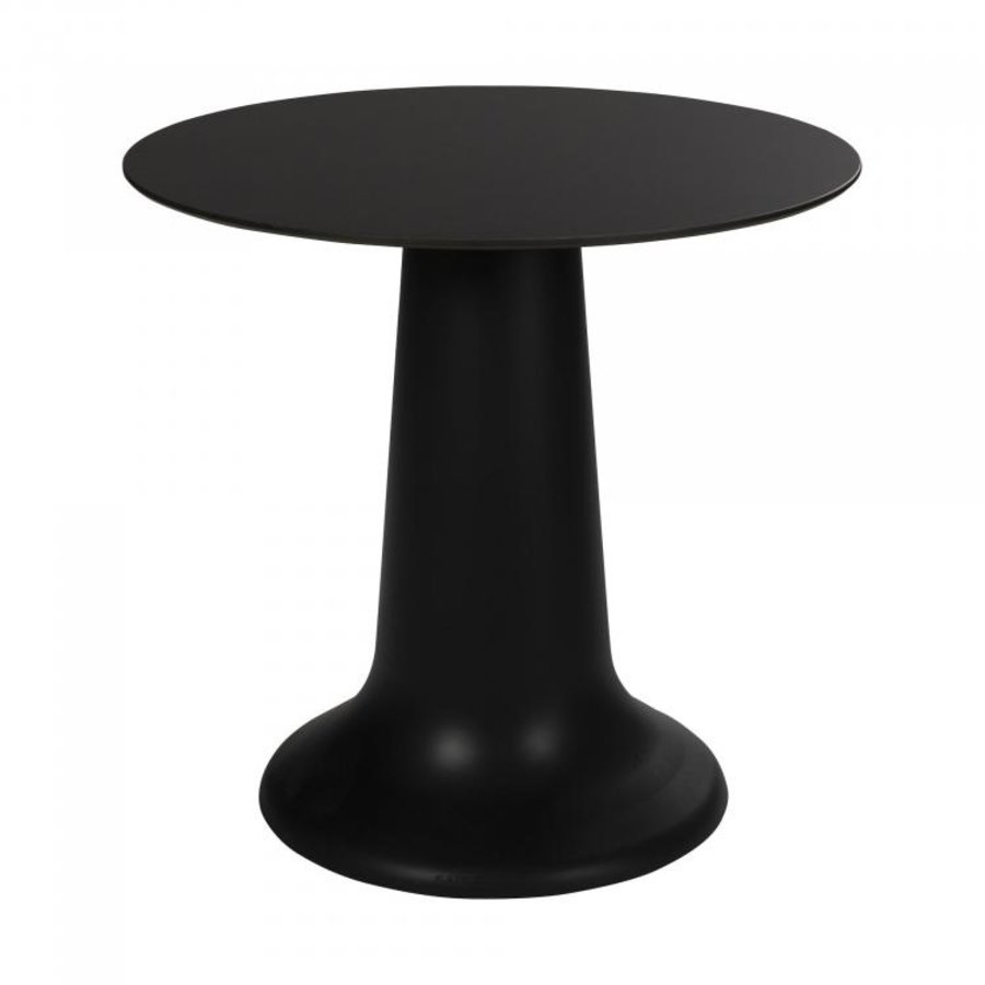 Table à manger Vase Dîner | Polypropylène/Volkern | Noir | Ø80 x 75 cm