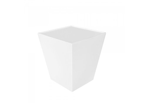  HorecaTraders Dining table Conic Dinner | Polyethylene/Acrylic | White | 70 x 70 x 75 cm 
