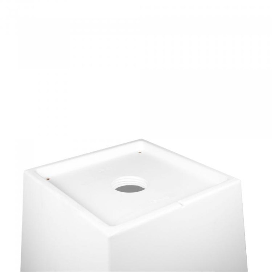 Table à manger Conic Dinner | Polyéthylène/Acrylique | Noir | 70 x 70 x 75 cm