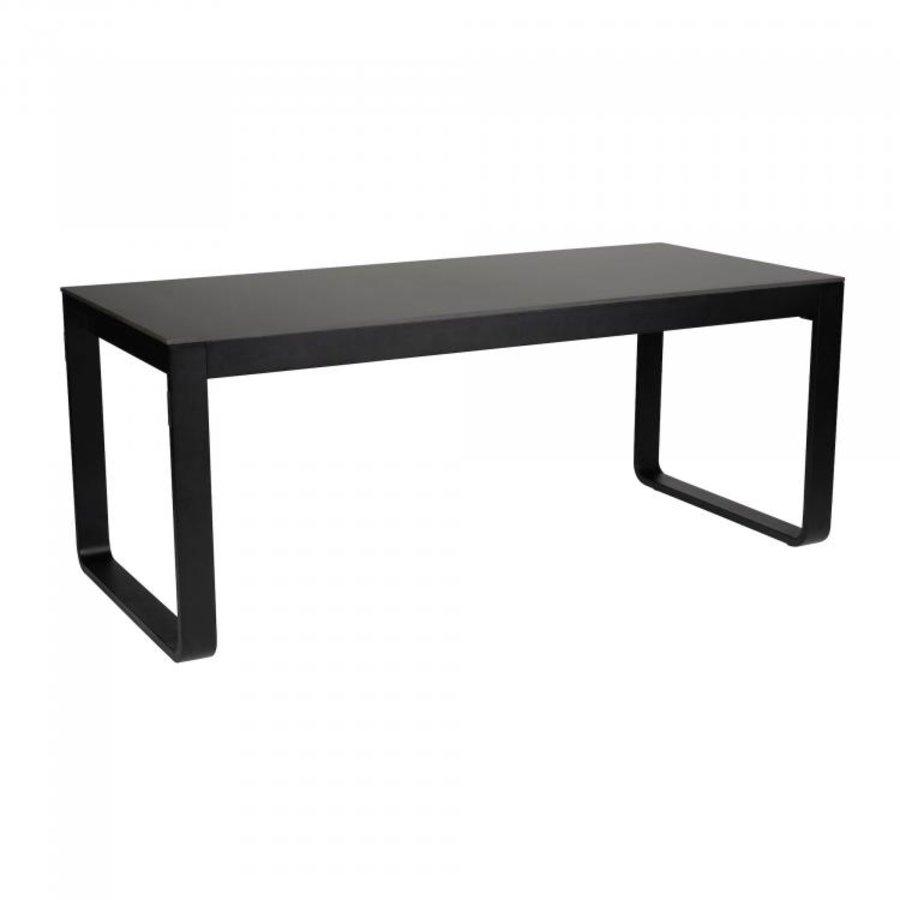 Table à manger Flow Dinner | Aluminium/Volkern | Noir | 53 kg | 2 formats