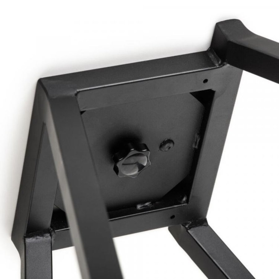Table de salon Linea Ronde | Aluminium/Volkern | Noir | Ø80 x 35 cm