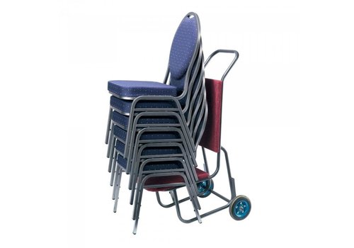  HorecaTraders Diable | 10 chaises empilables | Chaises économiques | 110 x 46 x 120 cm 