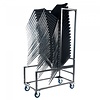 HorecaTraders Universal transport cart | 15-20 stacking chairs | Hammer blow | 105 x 56 x 183 cm