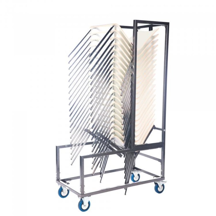 Chariot de transport universel | 15-20 chaises empilables | Coup de marteau | 105 x 56 x 183 cm
