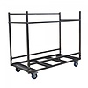 HorecaTraders Universal transport cart | 30 stacking chairs | Hammer blow | 153x74x144cm