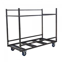 Chariot de transport universel | 30 chaises empilables | Coup de marteau | 153 x 74 x 144 cm