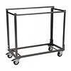 HorecaTraders Chariot de transport Chaise pliante Europe | 25 chaises sur 50 | Coup de marteau | 104 x 45 x 85 cm