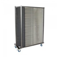 Transport trolley folding chair Europe | 25 or 50 chairs | Hammered | 104 x 45 x 85 cm