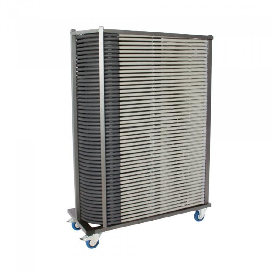 Transport trolley folding chair Europe | 25 or 50 chairs | Hammered | 104 x 45 x 85 cm