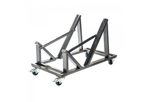  HorecaTraders Transport cart Bar stool Kasar | 25 pieces | Hammer blow | 108x54x70cm 