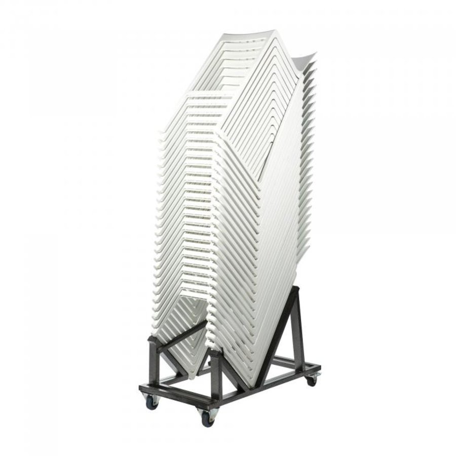 Chariot de transport Tabouret de bar Kasar | 25 pièces | Coup de marteau | 108 x 54 x 70 cm