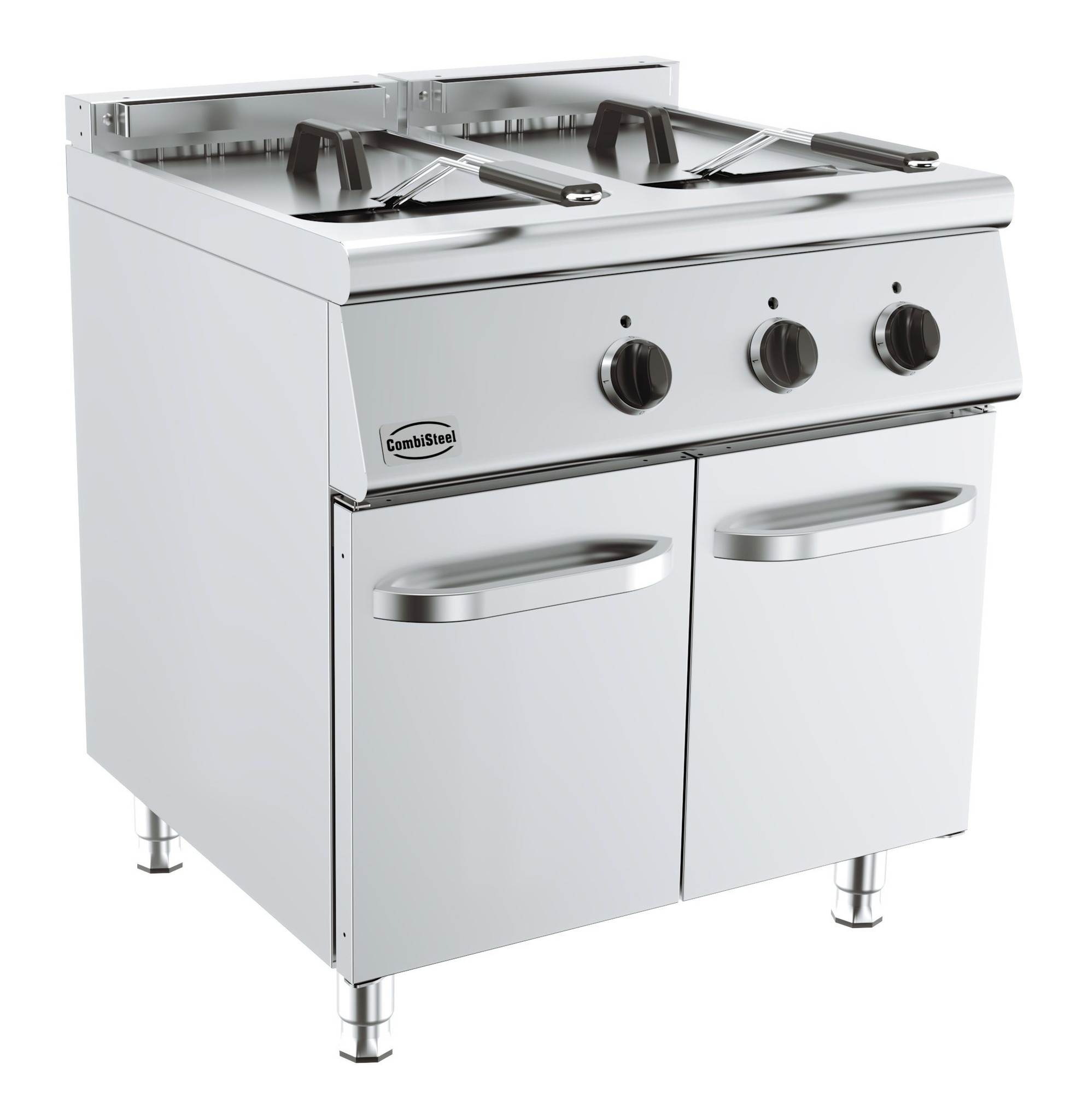 METRO Professional Elektrische Fritteuse GDF5008, 8 L, silber