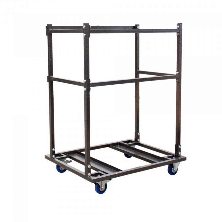 Chariot de transport Favori | Convient pour 6 tables | Coup de marteau | 94 x 74 x 128 cm