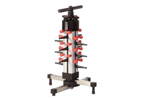  HorecaTraders Plate rack | 12 Plates | Table model | 49 x 27 x 27 cm 