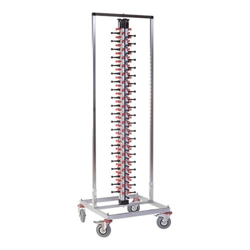 Buy Plate rack | 84 Plates | Mobile | 187x60x60cm online - HorecaTraders