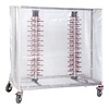 HorecaTraders Couvercle double pour égouttoir à assiettes | 4,5 kg | 96 plaques