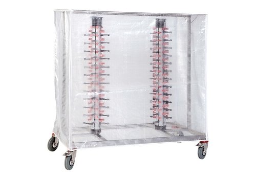  HorecaTraders Couvercle double pour égouttoir à assiettes | 4,5 kg | 96 plaques 