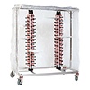 HorecaTraders Tellerständer Doppelabdeckung | 5 kg | Für 120 Platten Modell