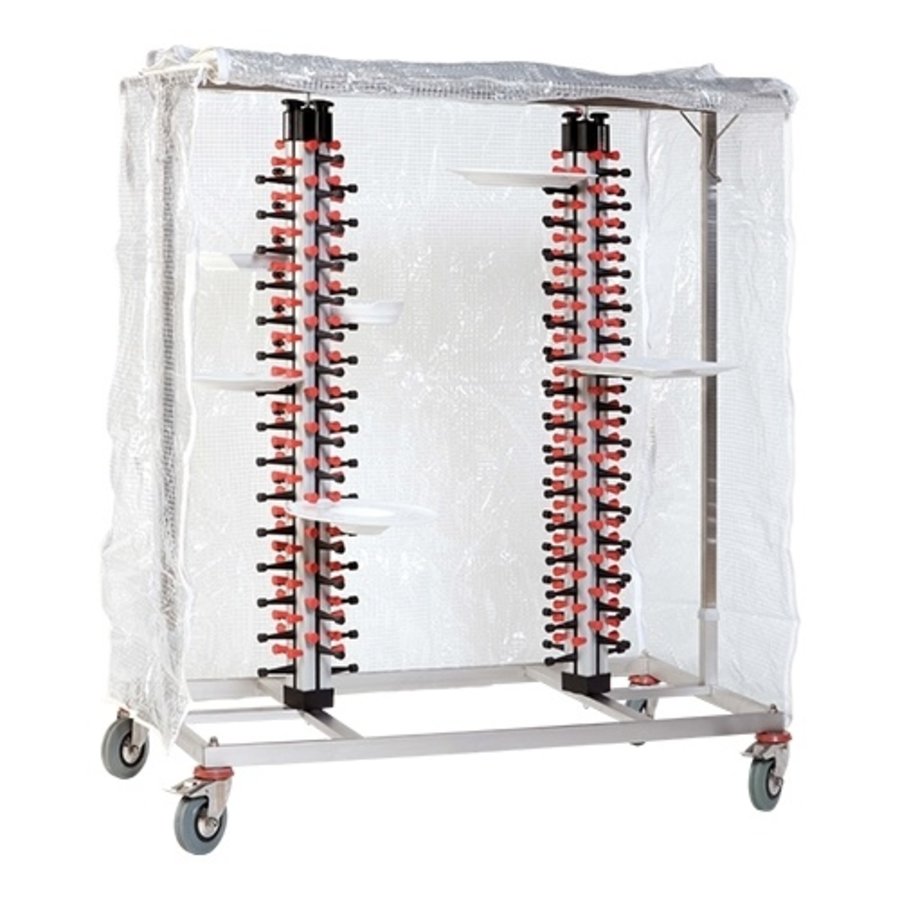 Tellerständer Doppelabdeckung | 5 kg | Für 120 Platten Modell