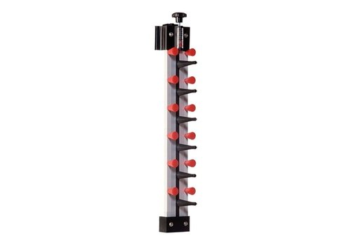  HorecaTraders Plate rack | 6 plates | Wall model | 62 x 13 x 13 cm 