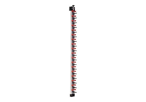  HorecaTraders Plate rack | 18 plates | Wall model | 145 x 13 x 13 cm 