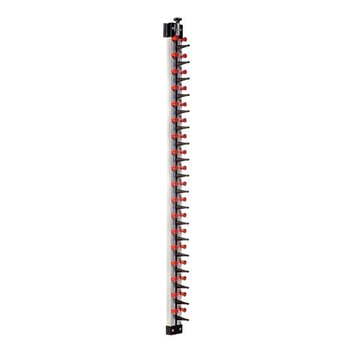  HorecaTraders Plate rack | 18 plates | Wall model | 145 x 13 x 13 cm 