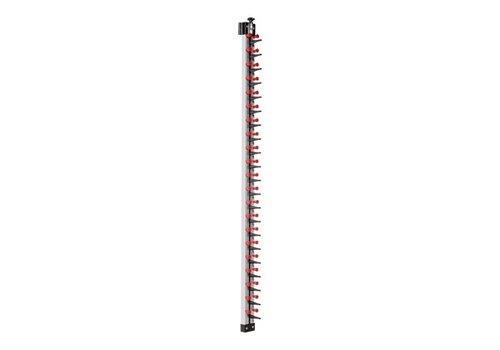  HorecaTraders Tellerständer | 21 Teller | Wandmodell | 166 x 13 x 13 cm 
